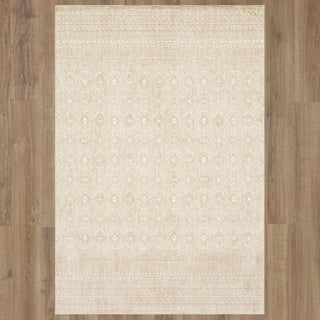 Karastan Bobby Berk (Series 1) Minuet Oyster Area Rug on Wood
