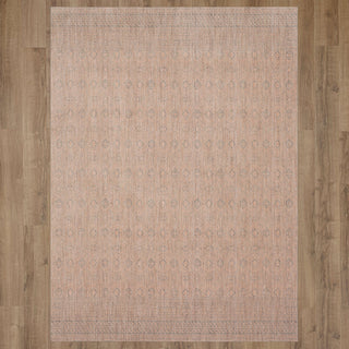 Karastan by (Series 1) Minuet Rosewater Area Rug Bobby Berk on Wood