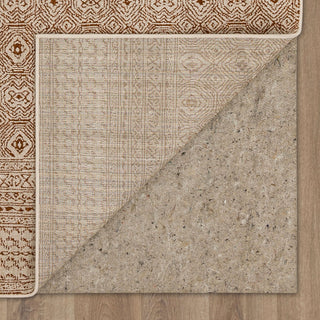 Karastan by (Series 1) Minuet Rust Area Rug Bobby Berk Back Image