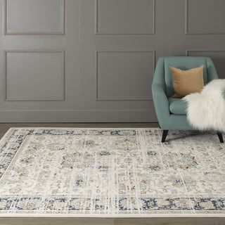 Karastan Zephyr Mistral Alabaster Area Rug Room Scene 2