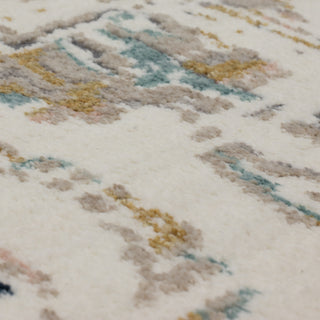 Karastan Zephyr Mistral Alabaster Area Rug Close Up 