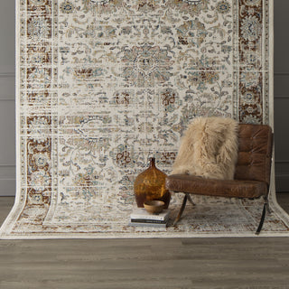 Karastan Zephyr Mistral Rust Area Rug Room Scene Featured 