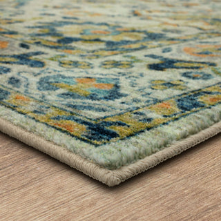 Karastan Kaleidoscope Nerissa Cream Area Rug Corner