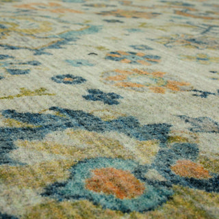 Karastan Kaleidoscope Nerissa Cream Area Rug Close Up 