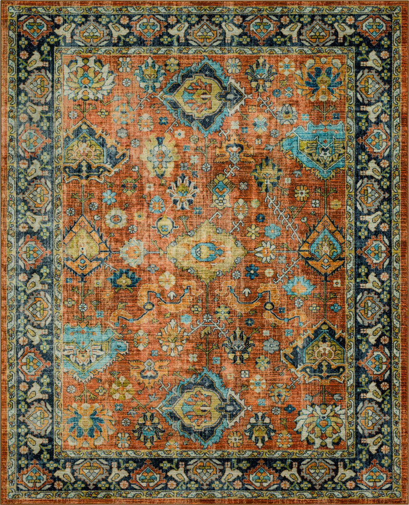 Karastan Kaleidoscope Nerissa Red Area Rug Main Image 8'x10' 