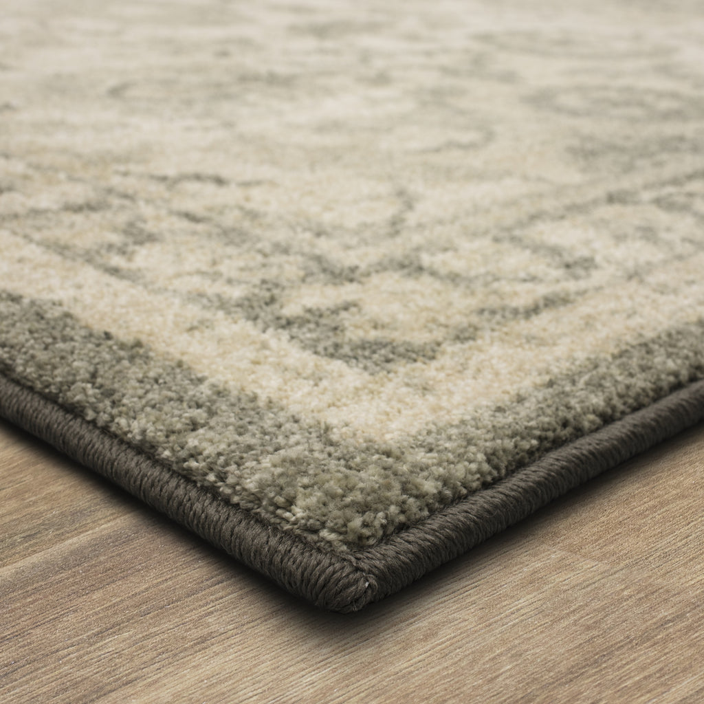 Karastan Euphoria New Ross Ash Grey Area Rug Corner 