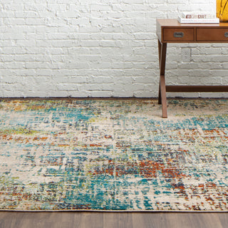 Karastan Meraki Nimbus Gray Area Rug Room Scene 2 