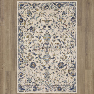 Karastan Cosmopolitan Nolita Indigo Area Rug On Wood 