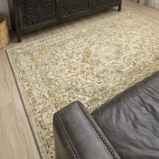 Karastan Touchstone Nore Willow Grey Area Rug Room Scene 2