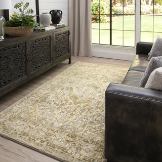 Karastan Touchstone Nore Willow Grey Area Rug Room Scene Featured