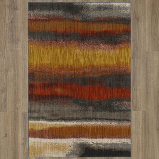 Karastan Elements Odin Multi Area Rug on Wood 