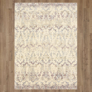 Karastan Odyssey Wisteria Area Rug on Wood 