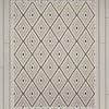 Karastan Drew and Jonathan Outdoor Oldenburg Charcoal Area Rug on Wood