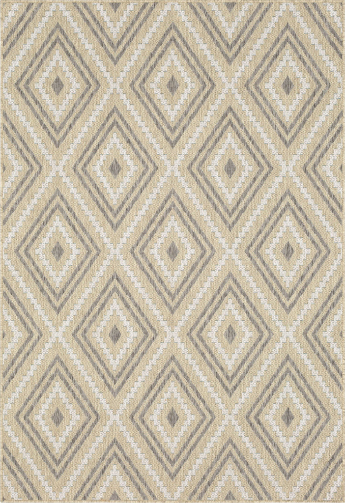 Karastan Drew and Jonathan Outdoor Oldenburg White Alyssum Area Rug Main Image