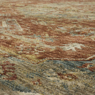 Karastan Marash Palu Rust Area Rug Close Up 