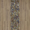 Karastan Enigma Paradox Multi Area Rug Runner On Wood 