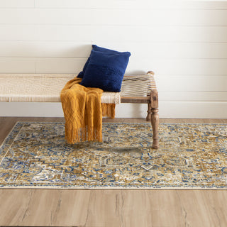 Karastan Tempest Perception Biscotti Area Rug Room Scene 