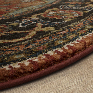 Karastan Spice Market Petra Multi Area Rug Round Pile 