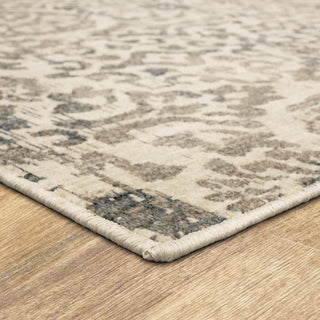 Karastan Relic Pompeii Grey Area Rug Corner 