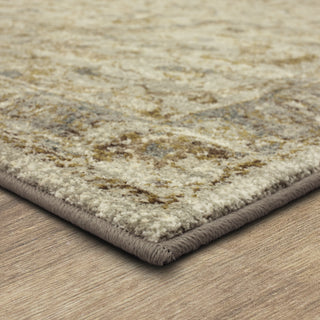 Karastan Touchstone Portree Willow Grey Area Rug Corner 