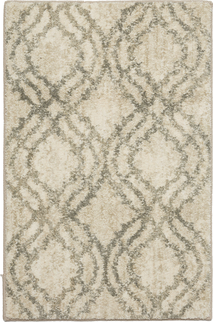 Karastan Euphoria Potterton Natural Area Rug by Lattice 2'x3' Size 