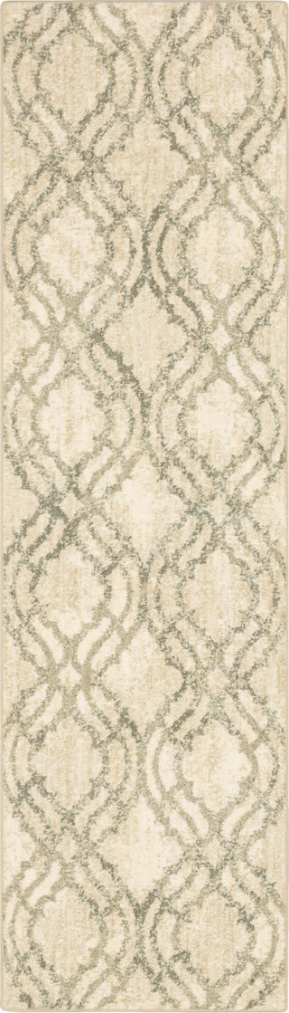 Karastan Euphoria Potterton Natural Area Rug by Lattice 2'4''x7'10'' Runner 