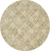 Karastan Euphoria Potterton Natural Area Rug by Lattice 8' Round 