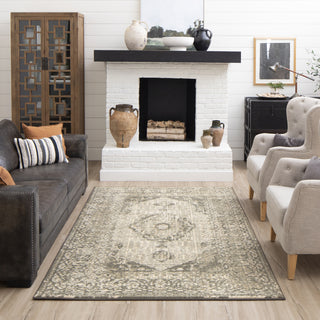 Karastan Artisan Prestige Willow Grey by Area Rug Scott Living Room Scene Featured 