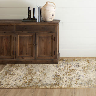 Karastan Tempest Quest Periwinkle Area Rug Room Scene Featured 