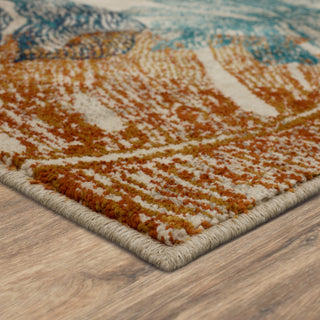 Karastan Meraki Rachana Oyster Area Rug Corner 