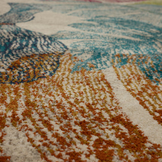 Karastan Meraki Rachana Oyster Area Rug Close Up 