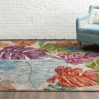 Karastan Meraki Rachana Oyster Area Rug Room Scene 2 