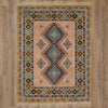 Karastan Rendition Rayas Rosewater Area Rug by Stacy Garcia on Wood 