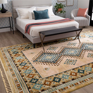 Karastan Rendition Rayas Rosewater Area Rug by Stacy Garcia Room Scene 2 