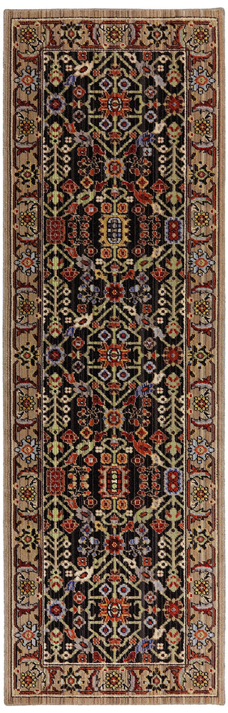 Karastan Bravado Turan Black Area Rug