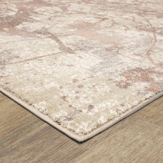 Karastan Soiree Rhone Rose Gold Area Rug Corner 