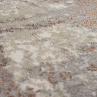 Karastan Soiree Rhone Rose Gold Area Rug Close Up 