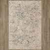Karastan Axiom Rime Dove Area Rug on Wood 