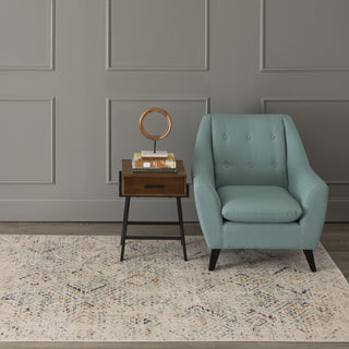 Karastan Axiom Rime Dove Area Rug Room Scene Featured 