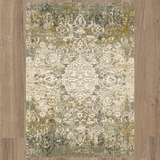 Karastan Touchstone Sabine Bronze Area Rug on Wood 