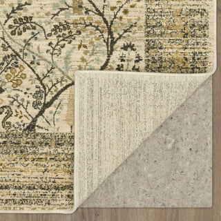 Karastan Titanium Sans Pareil Ivory Area Rug Backing 