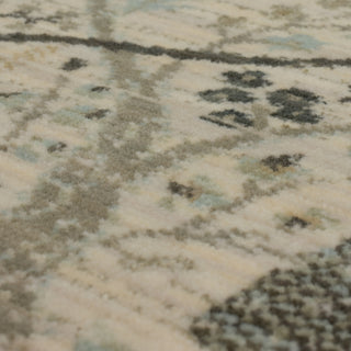 Karastan Titanium Sans Pareil Ivory Area Rug Close Up 