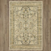 Karastan Titanium Sans Pareil Ivory Area Rug on Wood 