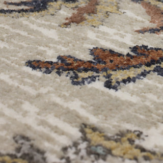 Karastan Soiree Santorini Alabaster Area Rug Close Up 