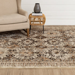 Karastan Estate Savoy Beige Area Rug Room Scene Featured