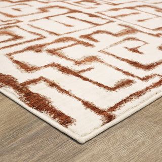 Karastan Soiree Sazerac Rose Gold Area Rug Corner 