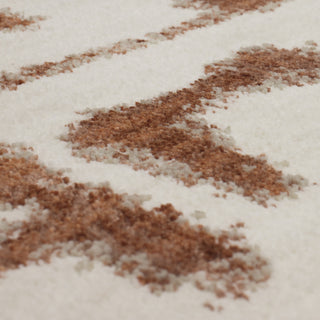 Karastan Soiree Sazerac Rose Gold Area Rug Close Up 