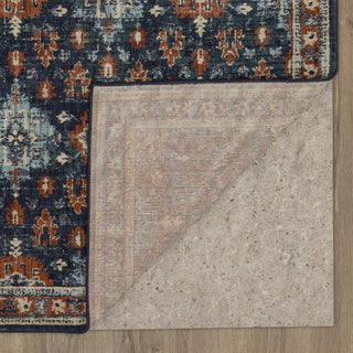 Karastan Soiree Shelburne Indigo Area Rug Backing 