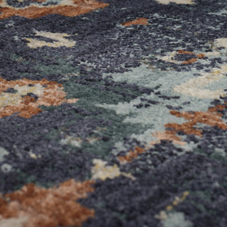 Karastan Soiree Shelburne Indigo Area Rug Close Up 