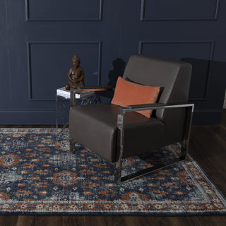 Karastan Soiree Shelburne Indigo Area Rug Room Scene Featured